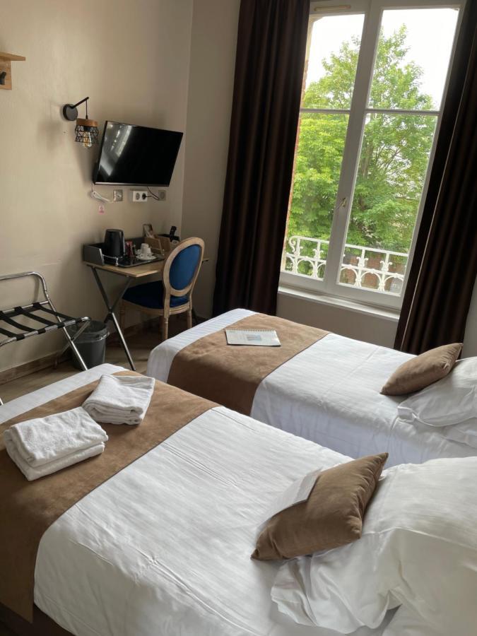 Logis Hotel- Restaurant Le Relais Guillaume De Normandy Saint-Valery-sur-Somme Exterior foto